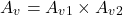 Rendered by QuickLaTeX.com \ begin {align *} a_ {v} = a_ {v1} \ times a_ {v2} \ neg {align *}