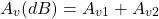 Rendered by QuickLaTeX.com \ begin {align *} a_ {v}(db)= a_ {v1} + a_ {v2} \ neg {align *}