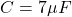 Rendered by QuickLaTeX.com C = 7 \μF