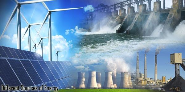 不同的能量来源