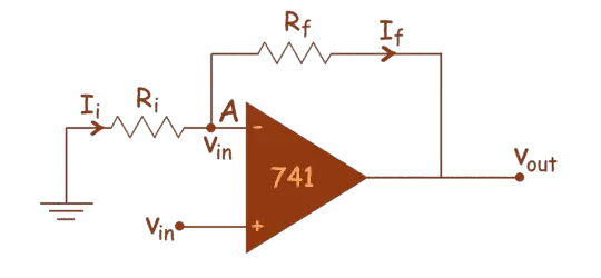 作为非反相放大器的运算放大器应用