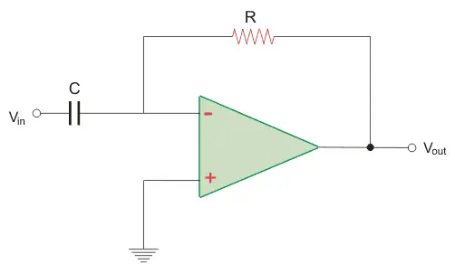 运算放大器应用为差异化器